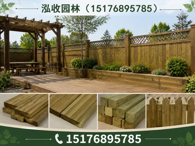 黔南京津冀防腐木工程展示图